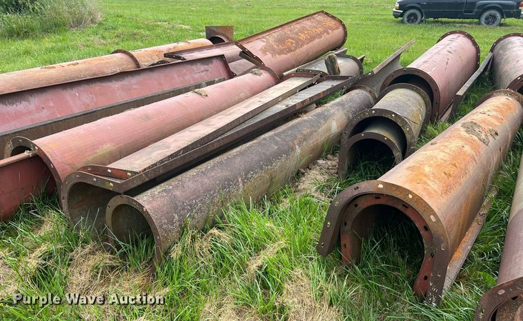 image for item II9129 Approximately 46 pieces of auger flighting