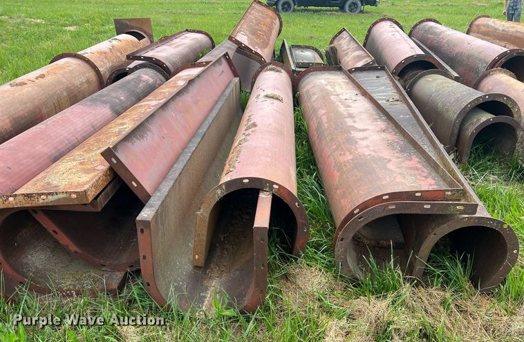 image for item II9129 Approximately 46 pieces of auger flighting