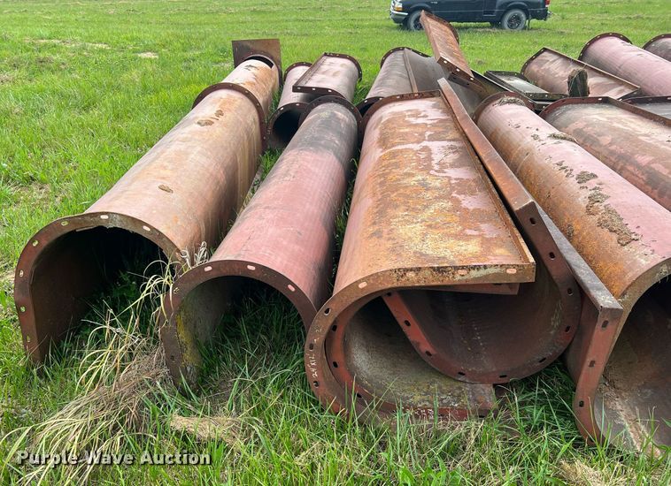 image for item II9129 Approximately 46 pieces of auger flighting