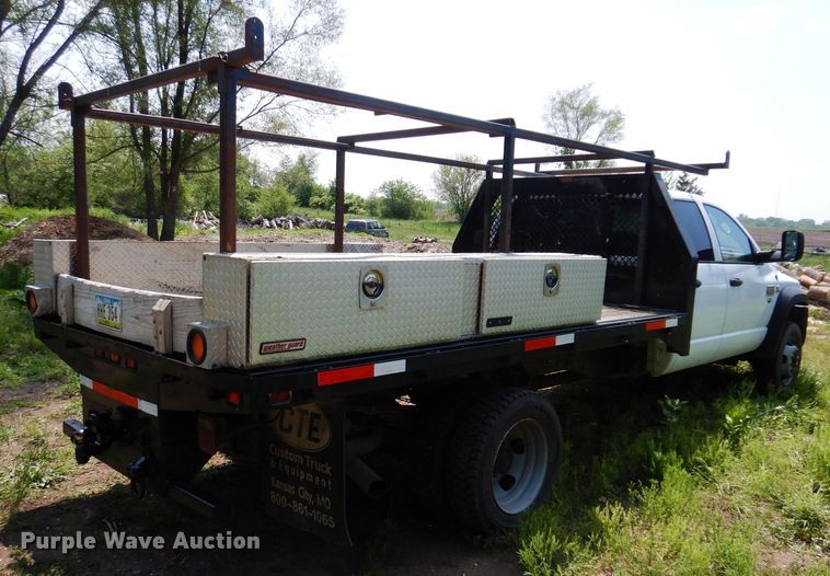 image for item JO9155 2008 Dodge Ram 5500  Quad Cab flatbed truck