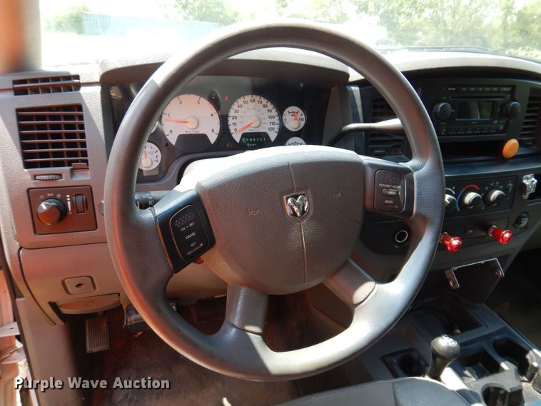 image for item JO9155 2008 Dodge Ram 5500  Quad Cab flatbed truck