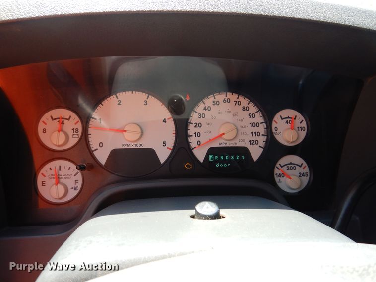 image for item JO9155 2008 Dodge Ram 5500  Quad Cab flatbed truck