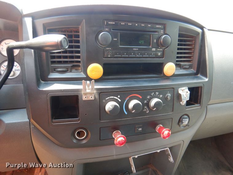 image for item JO9155 2008 Dodge Ram 5500  Quad Cab flatbed truck