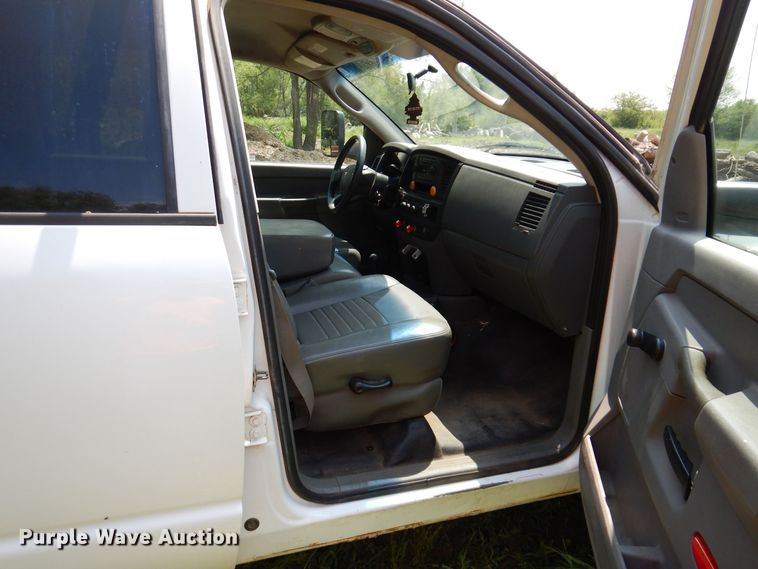 image for item JO9155 2008 Dodge Ram 5500  Quad Cab flatbed truck