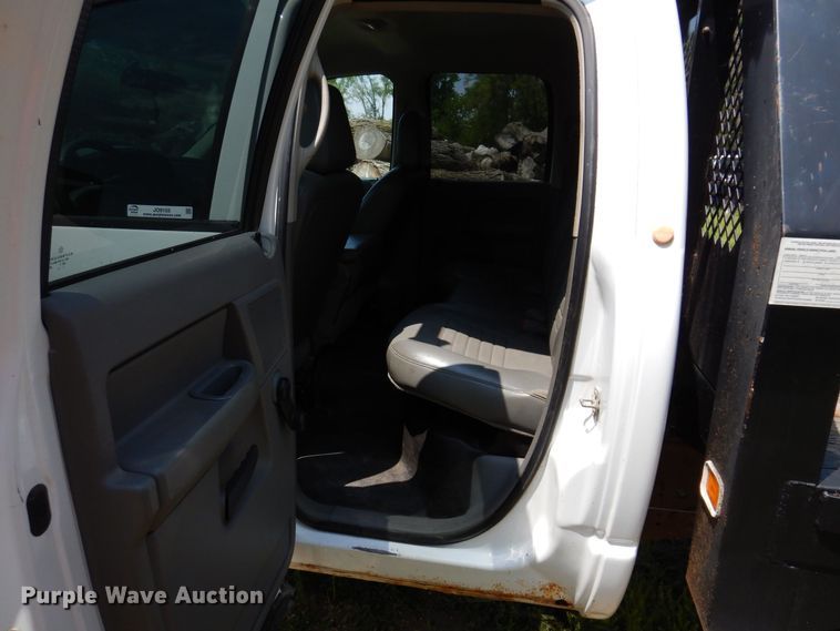 image for item JO9155 2008 Dodge Ram 5500  Quad Cab flatbed truck