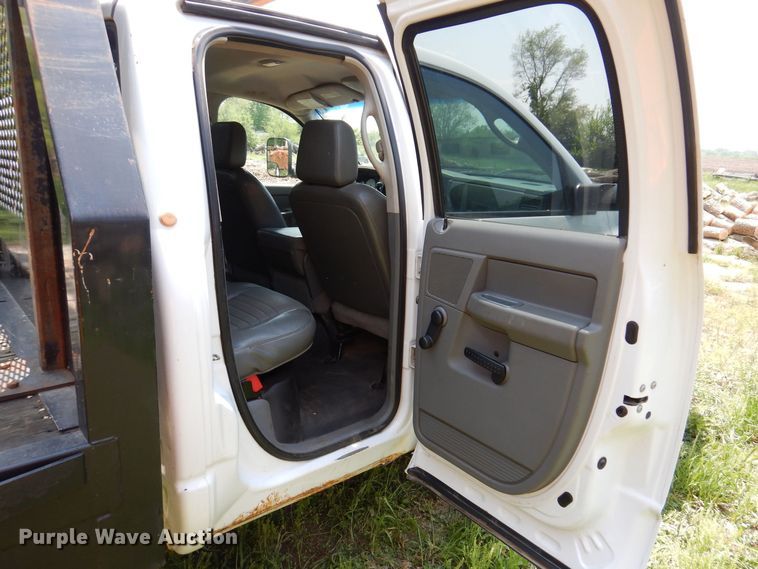 image for item JO9155 2008 Dodge Ram 5500  Quad Cab flatbed truck