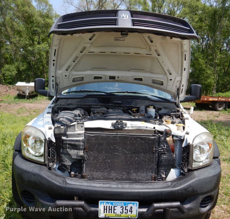 image for item JO9155 2008 Dodge Ram 5500  Quad Cab flatbed truck