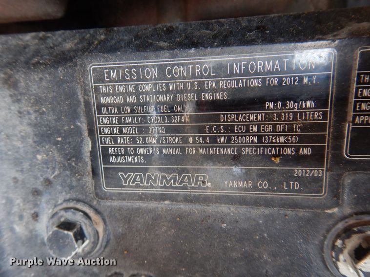 image for item JO9158 2012 Yanmar S220R  skid steer loader