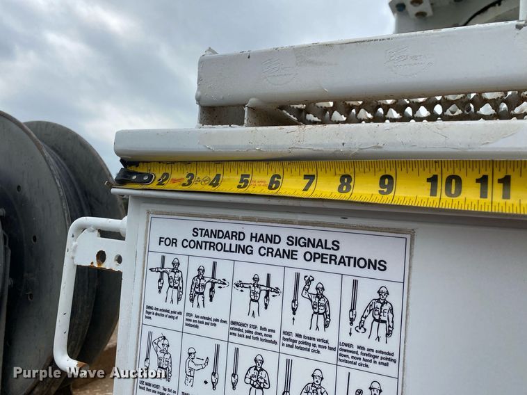 image for item KB9431 2013 International 7300 SFA  digger derrick truck