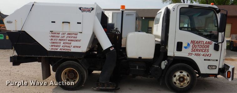 image for item KN9965 2016 Isuzu NPR  street sweeper truck