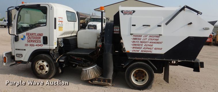 image for item KN9965 2016 Isuzu NPR  street sweeper truck