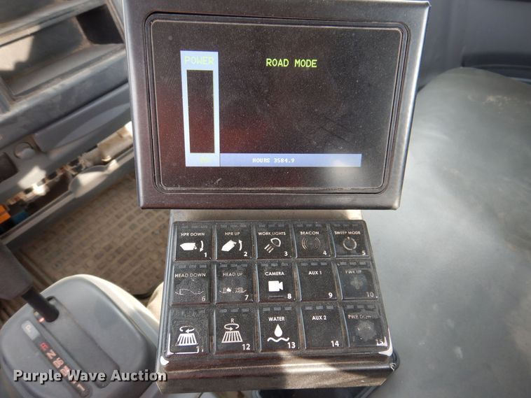 image for item KN9965 2016 Isuzu NPR  street sweeper truck