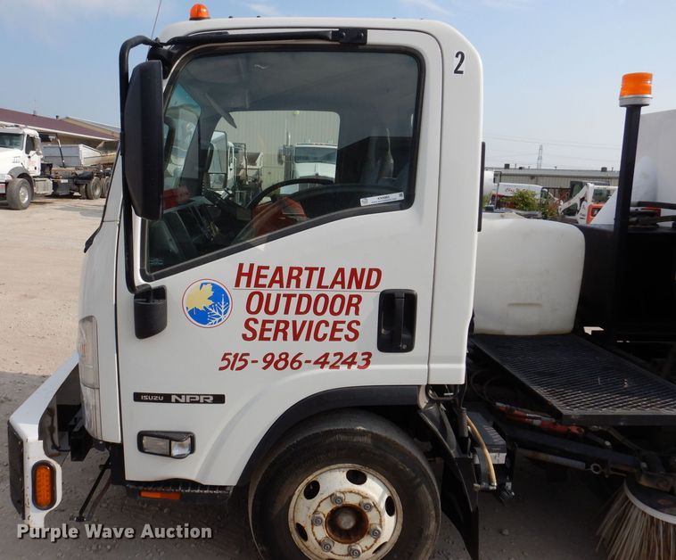 image for item KN9965 2016 Isuzu NPR  street sweeper truck