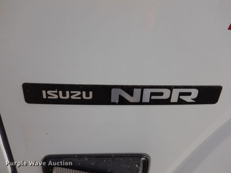 image for item KN9965 2016 Isuzu NPR  street sweeper truck