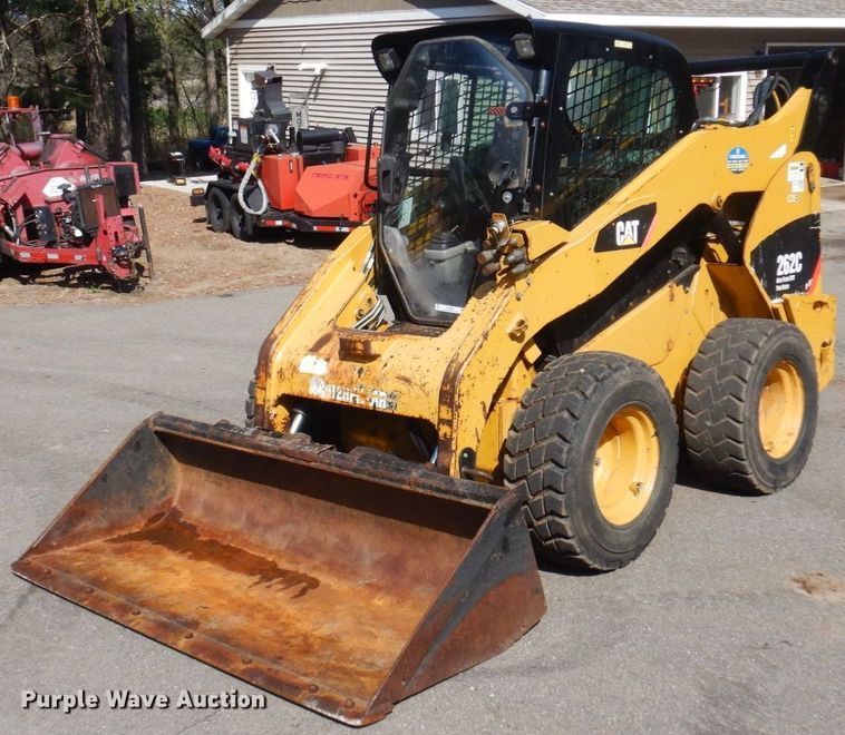 image for item KU9989 2012 Caterpillar 262C  skid steer loader