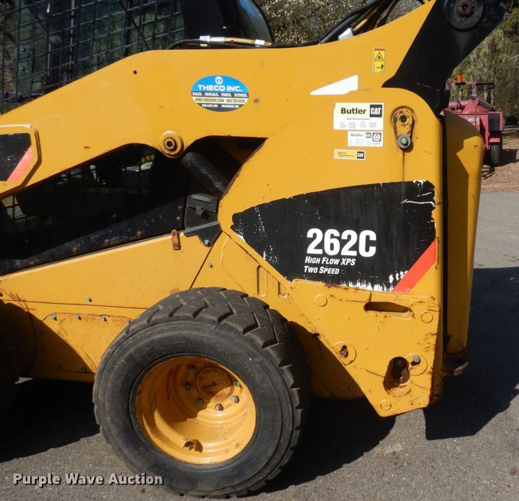 image for item KU9989 2012 Caterpillar 262C  skid steer loader