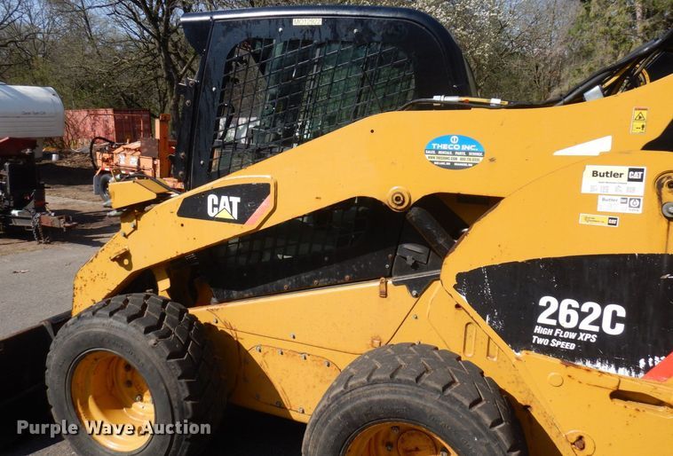 image for item KU9989 2012 Caterpillar 262C  skid steer loader