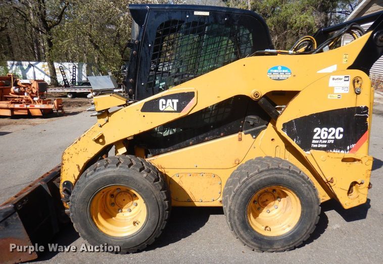 image for item KU9989 2012 Caterpillar 262C  skid steer loader