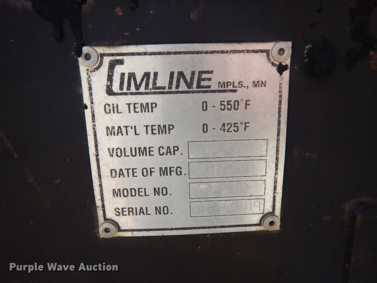 image for item KU9991 1994 Cimline 105D  melter applicator