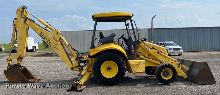 image for item KW9259 2002 New Holland LB75B  backhoe