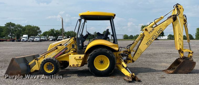 image for item KW9259 2002 New Holland LB75B  backhoe