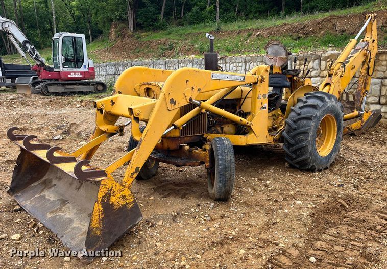 image for item LA9953 John Deere T5W3C  backhoe