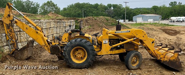 image for item LA9953 John Deere T5W3C  backhoe