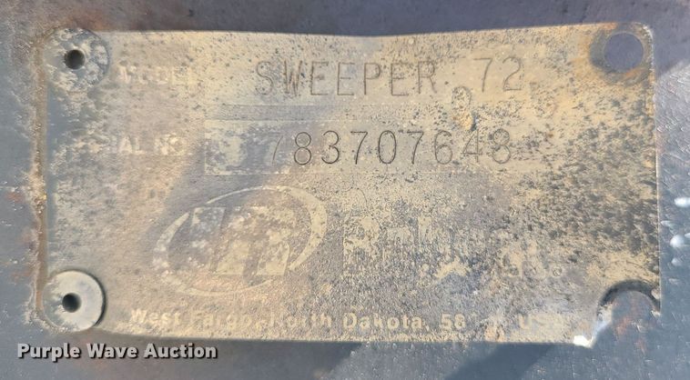 image for item LE9073 Bobcat 72 Sweeper  72" W skid steer broom