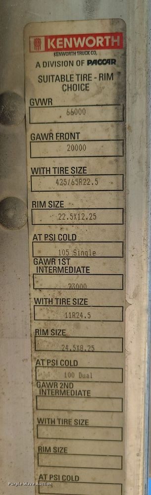 image for item LE9078 2008 Kenworth T800  dump truck