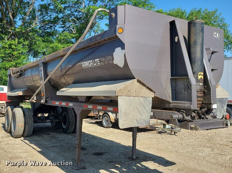 image for item LE9081 2017 Armor Lite SHD-28/42  dump trailer
