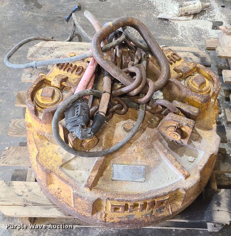 image for item LE9122 Ohio Magnetics  lifting magnet
