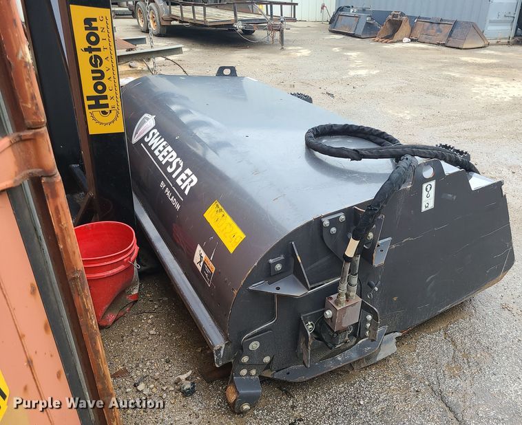 image for item LE9123 2017 Paladin Sweepster  skid steer broom