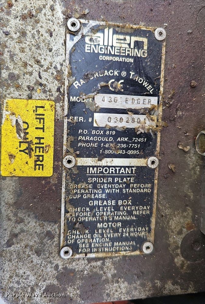 image for item LE9404 (2) power trowels