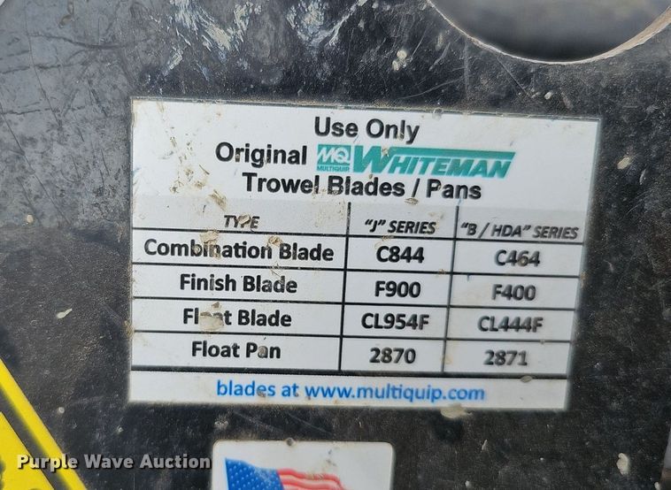 image for item LE9405 (3) power trowels