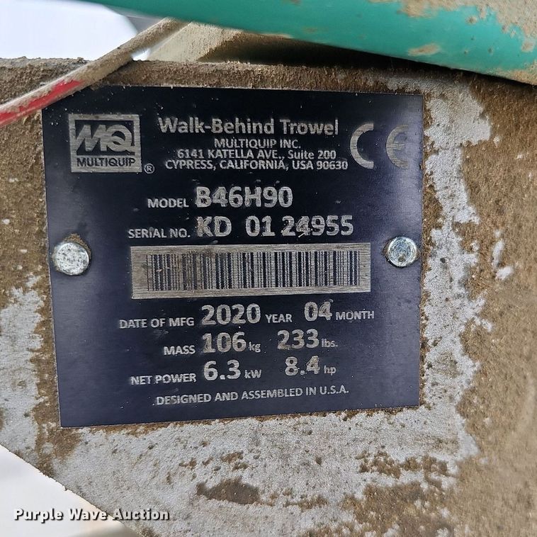 image for item LE9405 (3) power trowels