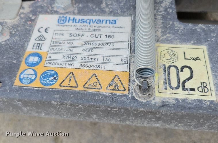 image for item LE9406 (3) Husqvarna concrete saws