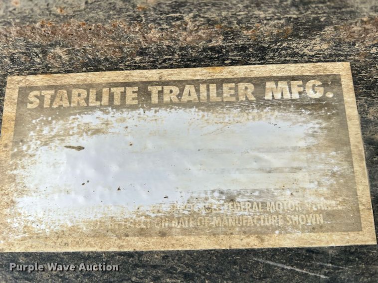 image for item LI9630 1999 Starlite  equipment trailer