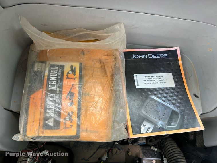 image for item LI9722 2014 John Deere 130G  excavator