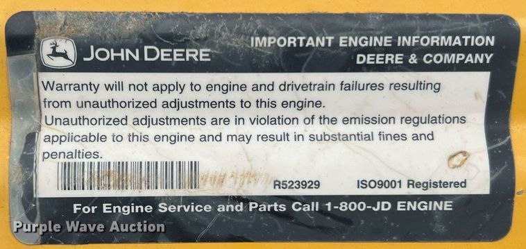 image for item LI9722 2014 John Deere 130G  excavator