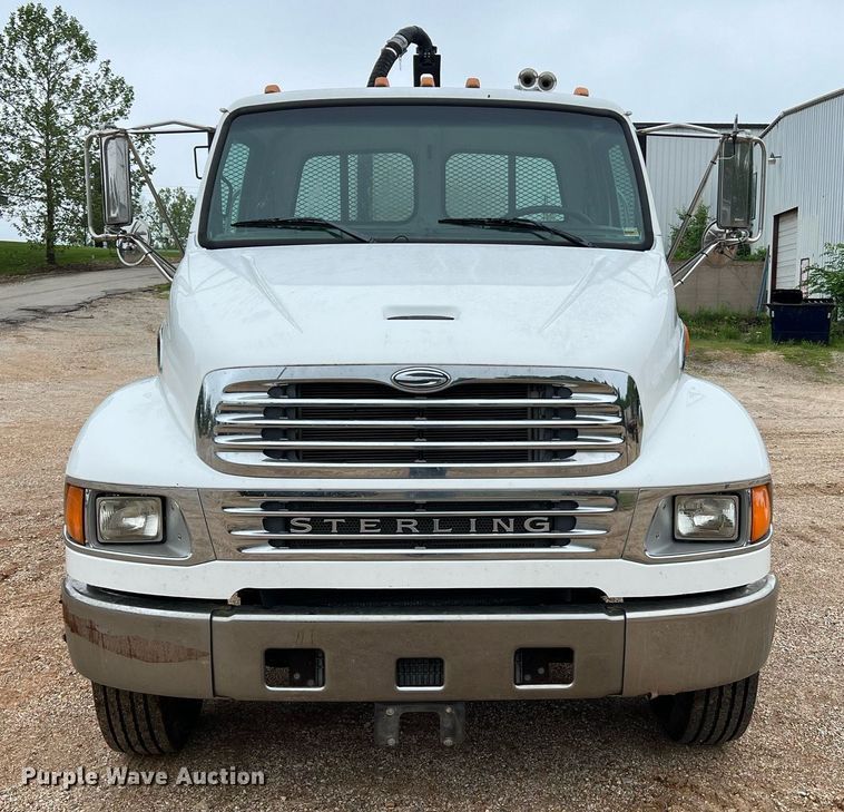 image for item LI9725 2008 Sterling Acterra  flatbed truck with fluid mixing system
