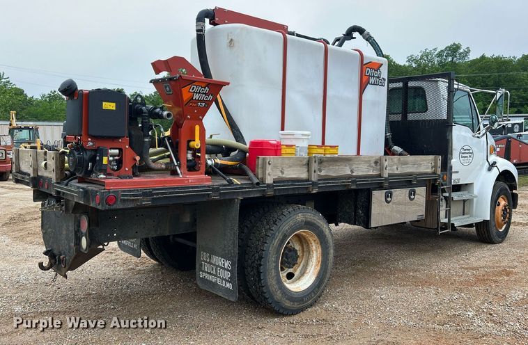 image for item LI9725 2008 Sterling Acterra  flatbed truck with fluid mixing system