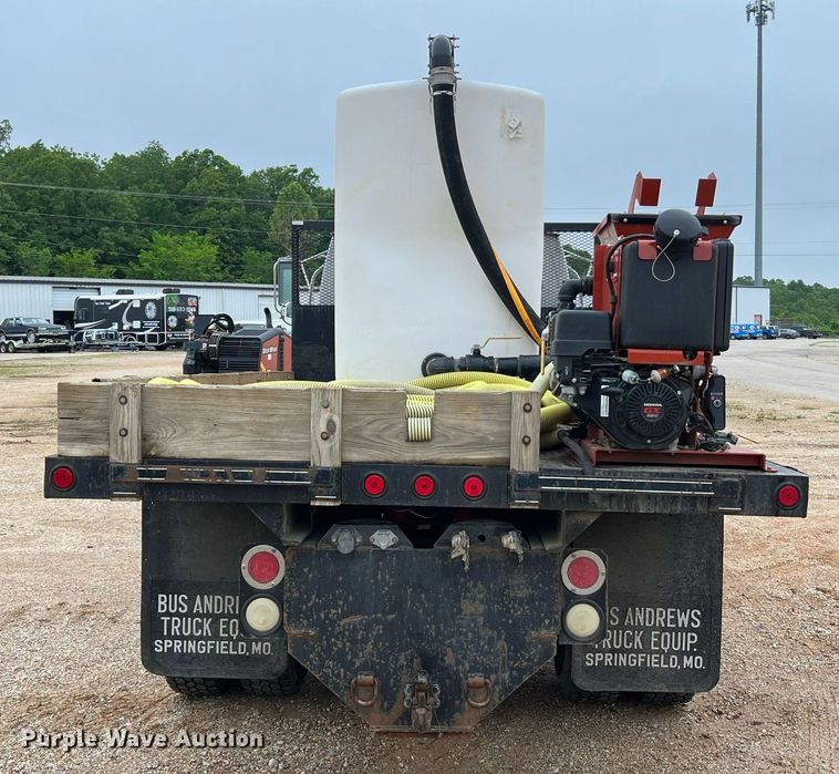 image for item LI9725 2008 Sterling Acterra  flatbed truck with fluid mixing system