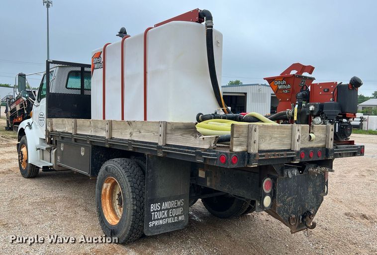 image for item LI9725 2008 Sterling Acterra  flatbed truck with fluid mixing system