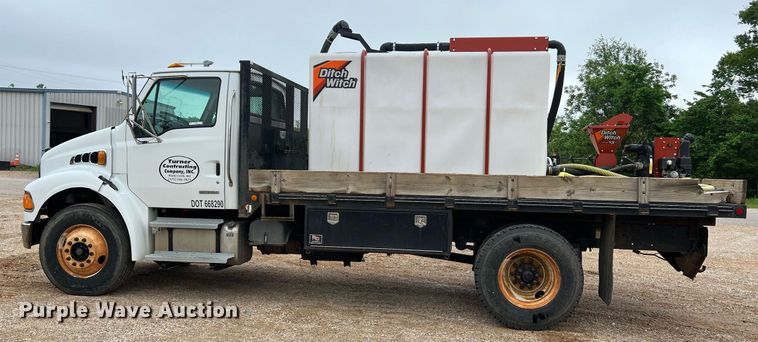 image for item LI9725 2008 Sterling Acterra  flatbed truck with fluid mixing system