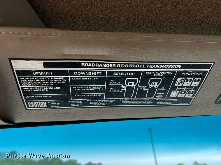 image for item LI9725 2008 Sterling Acterra  flatbed truck with fluid mixing system