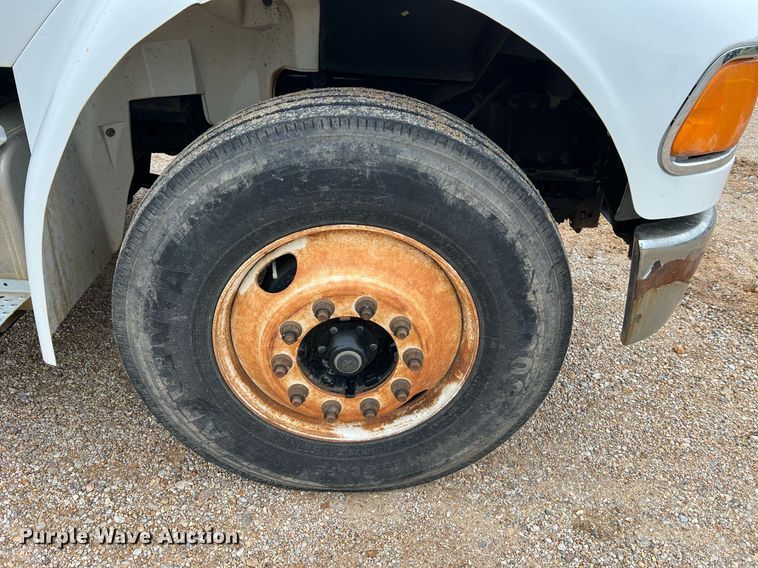 image for item LI9725 2008 Sterling Acterra  flatbed truck with fluid mixing system