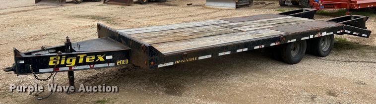 image for item LI9730 2008 Big Tex 20ED  equipment trailer