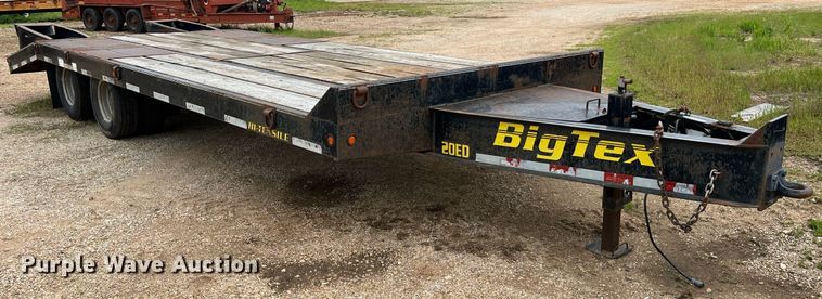 image for item LI9730 2008 Big Tex 20ED  equipment trailer