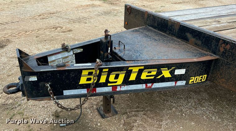 image for item LI9730 2008 Big Tex 20ED  equipment trailer