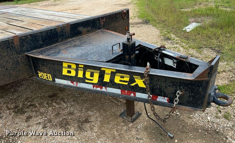image for item LI9730 2008 Big Tex 20ED  equipment trailer